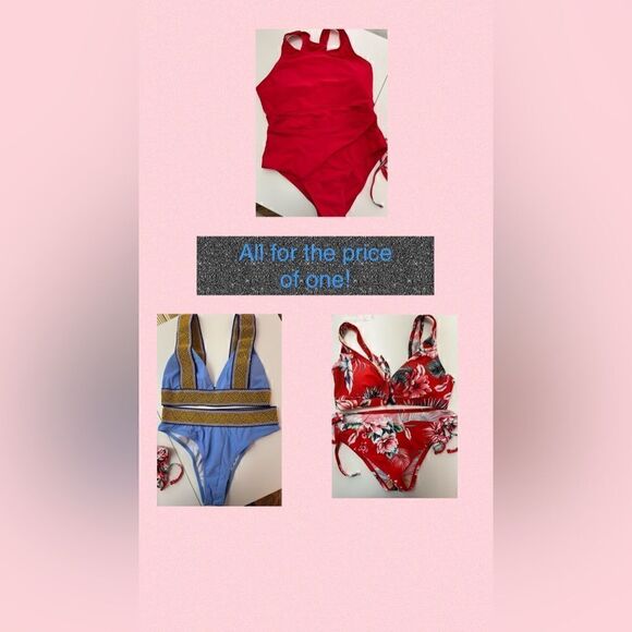 3 SHEIN 2piece Bikini Set - Picture 1 of 4